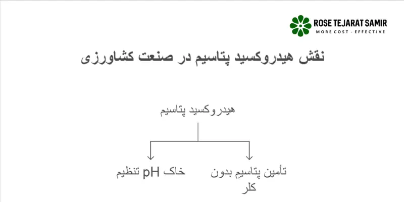 نقش هیدروکسید پتاسیم در تولید کودهای کشاورزی نقش پتاسیم هیدروکسید در صنعت کشاورزی